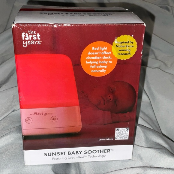 The 1st Years Baby Soother White Noise Red Technology Night Light New SEALED BOX - Picture 10 of 16